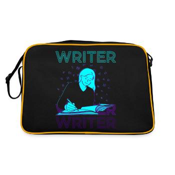 Author Author Writing Retro - Retro Bag - black/gold - Back