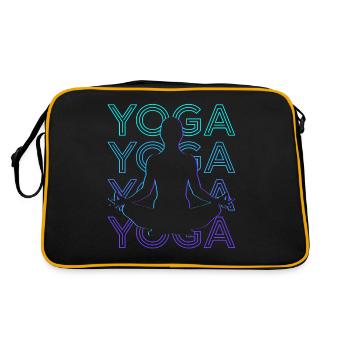 Yoga Méditation Méditation Rétro - Sac Retro - noir/or - Dos