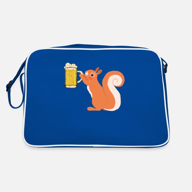 Eichhörnchen, lustiges Eichhörnchen, Eichhörnchen Retro Tasche