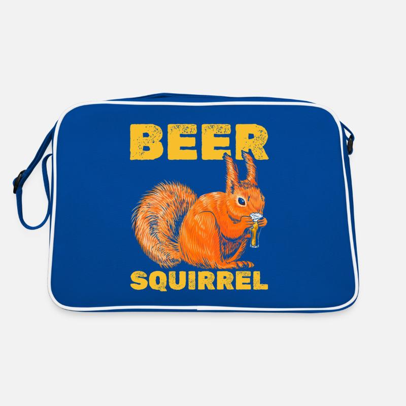 Funny squirrel, funny squirrel Retro Bag