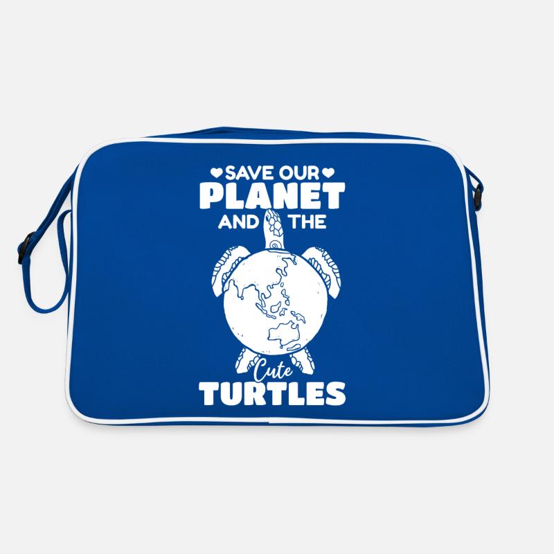 Earth Day Environment Save our planet and Retro Bag
