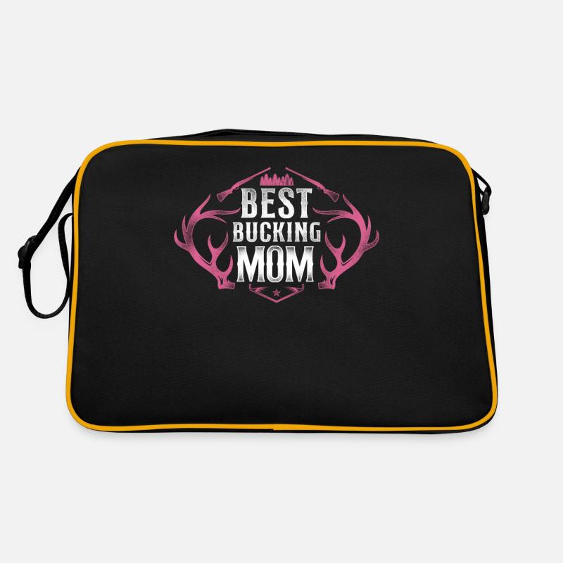 Buck Deer Hunting Hunter Mother Retro Bag