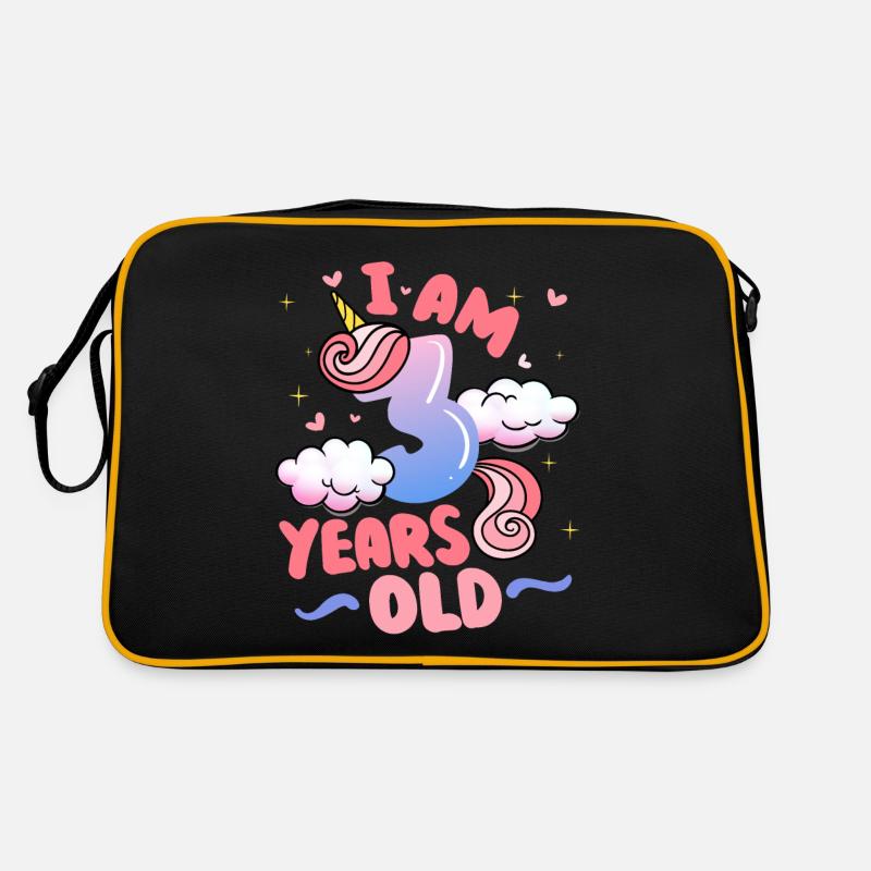 J’ai 3 ans | Thème Licorne | 3. Sac Retro