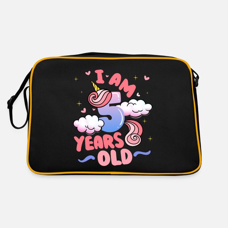 J’ai 5 ans | Thème Licorne | 5. Sac Retro