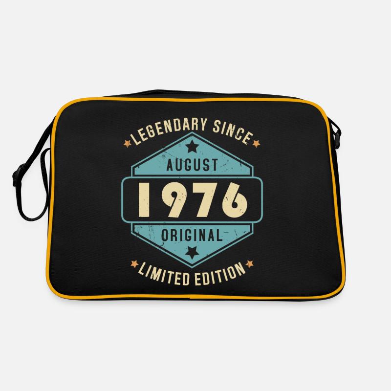 August 1976 Vintage Retro Birthday Retro Bag