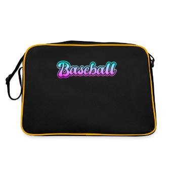 Baseball - Retro Bag - black/gold - Back