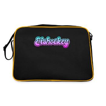 Ice hockey - Retro Bag - black/gold - Back