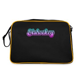 Ice hockey - Retro Bag - black/gold - Back