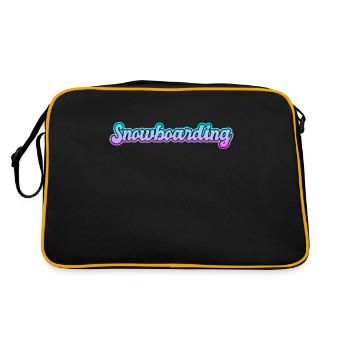 Snowboard - Sac Retro - noir/or - Dos