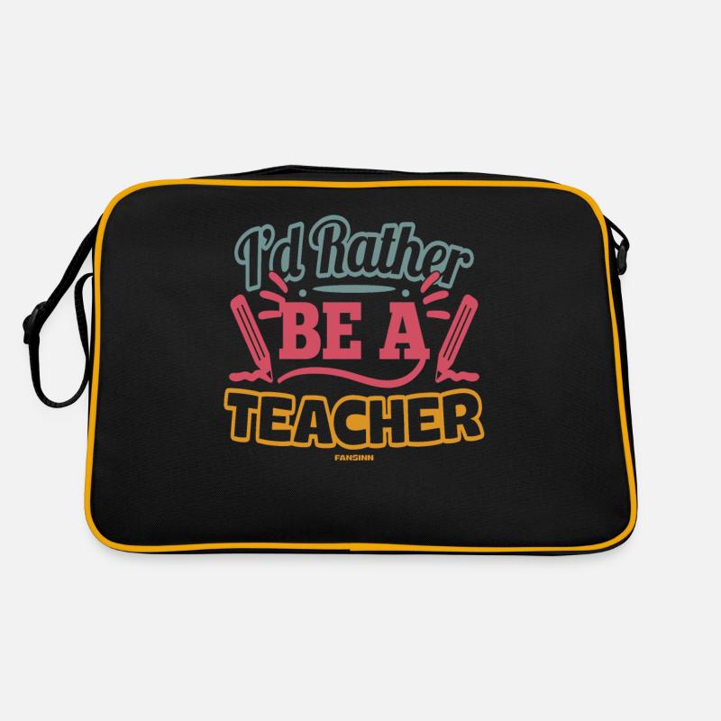 Je préfère être un enseignant Sac Retro