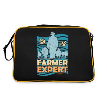 Farmer Expert - Retro Bag - black/gold - Back