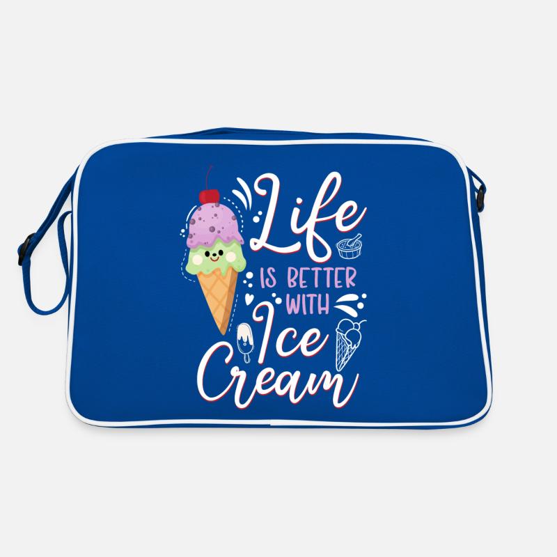 Ice Cream Cone Life Is Better With Retro Tasche