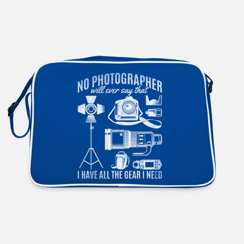 Kein Fotograf wird das jemals sagen - Retro Tasche