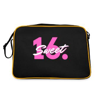 Sweet 16th - The 16th Birthday Birthday Party - Retro Bag - black/gold - Back