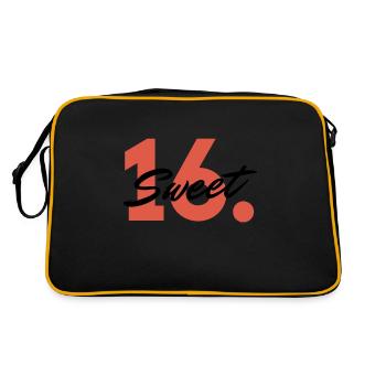 Sweet 16th - The 16th Birthday Birthday Party - Retro Bag - black/gold - Back