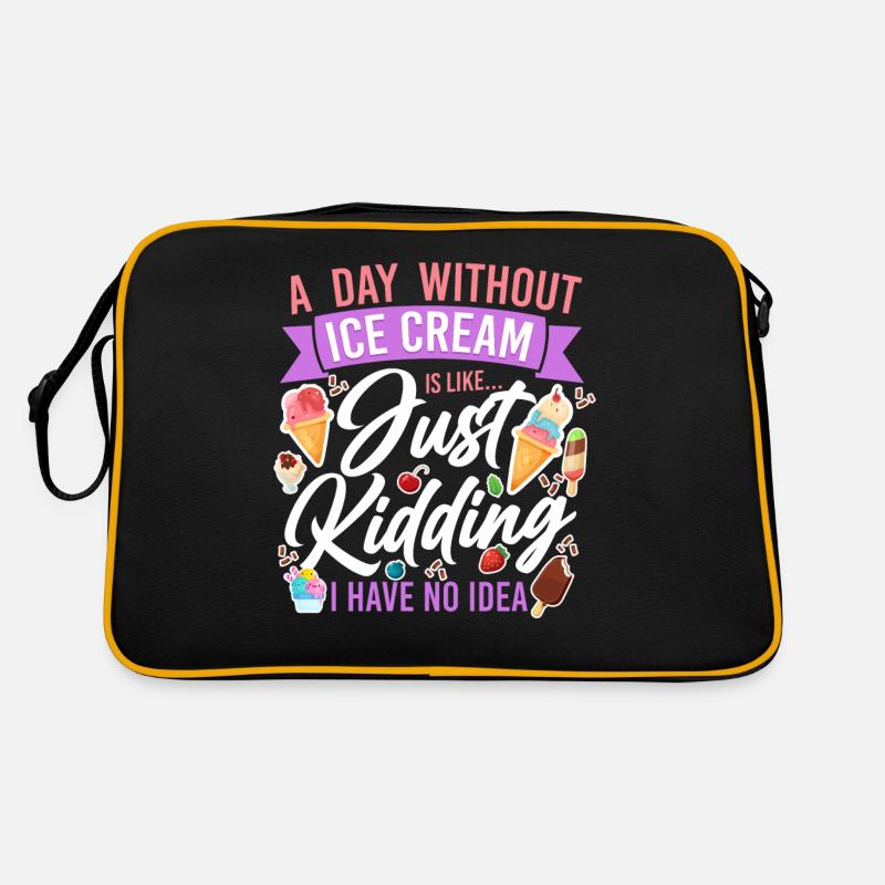 Ice Cream Cone Popsicle A Day Retro Bag