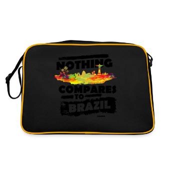 Brésil - Sac Retro - noir/or - Dos