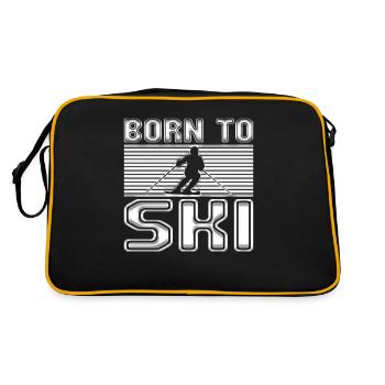 Ski - Retro Bag - black/gold - Back