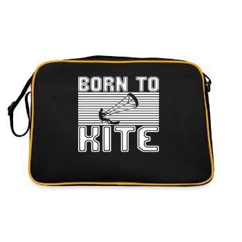 Kite Surf - Sac Retro - noir/or - Dos