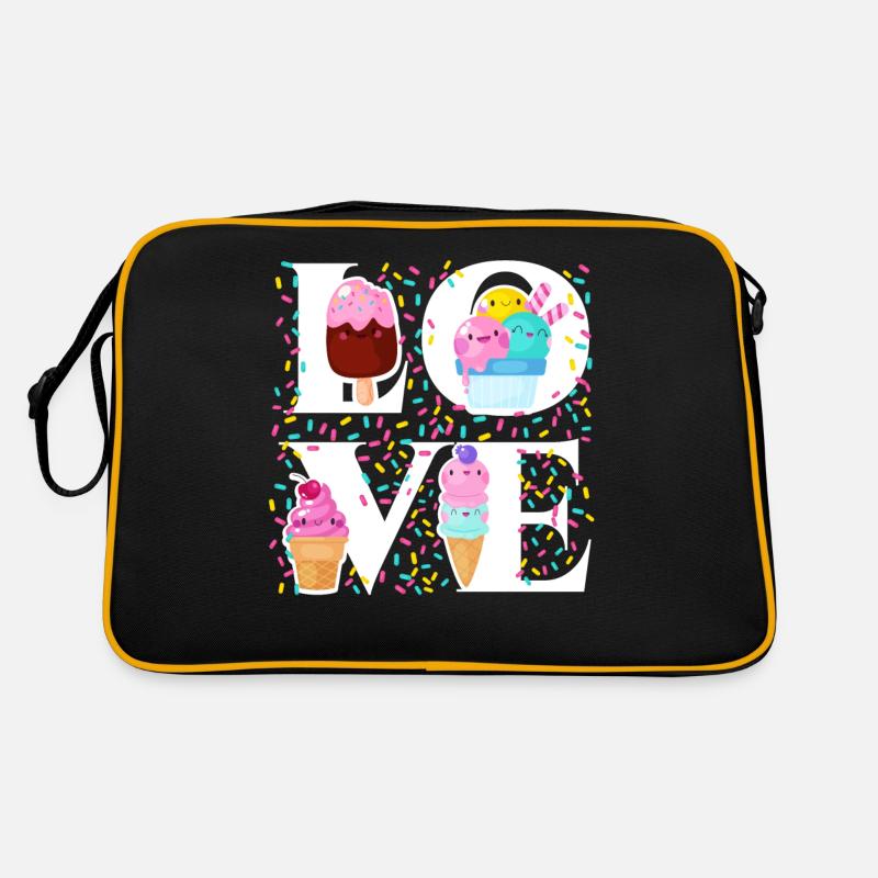Ice Cream Cone Popsicle Love Retro Bag