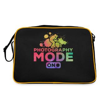 Mode de photographie de l’appareil photo sur les photographes de l’appareil photo - Sac Retro - noir/or - Dos