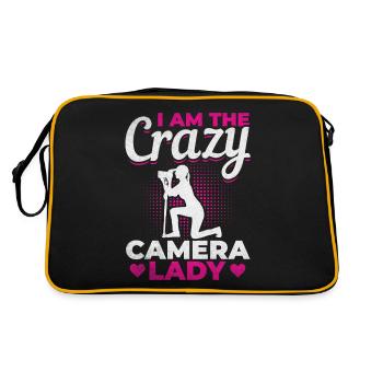 Photographe Girl Photography - Je suis le - Sac Retro - noir/or - Dos