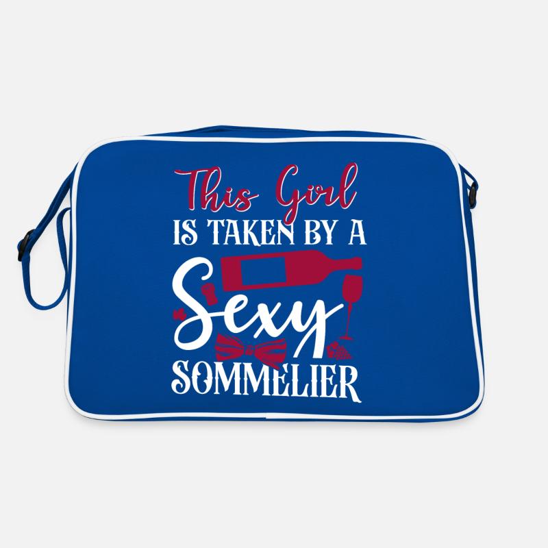 Sommelier Wine Drinking Tasting Retro Tasche