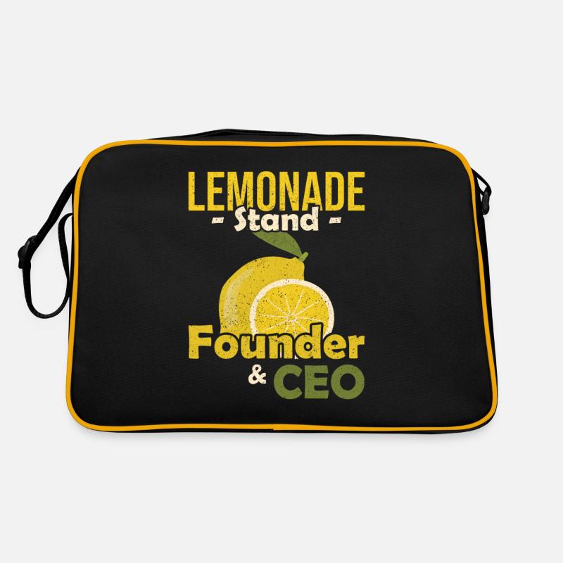 Lemonade Stand Founder and CEO Limonadenstand Retro Tasche