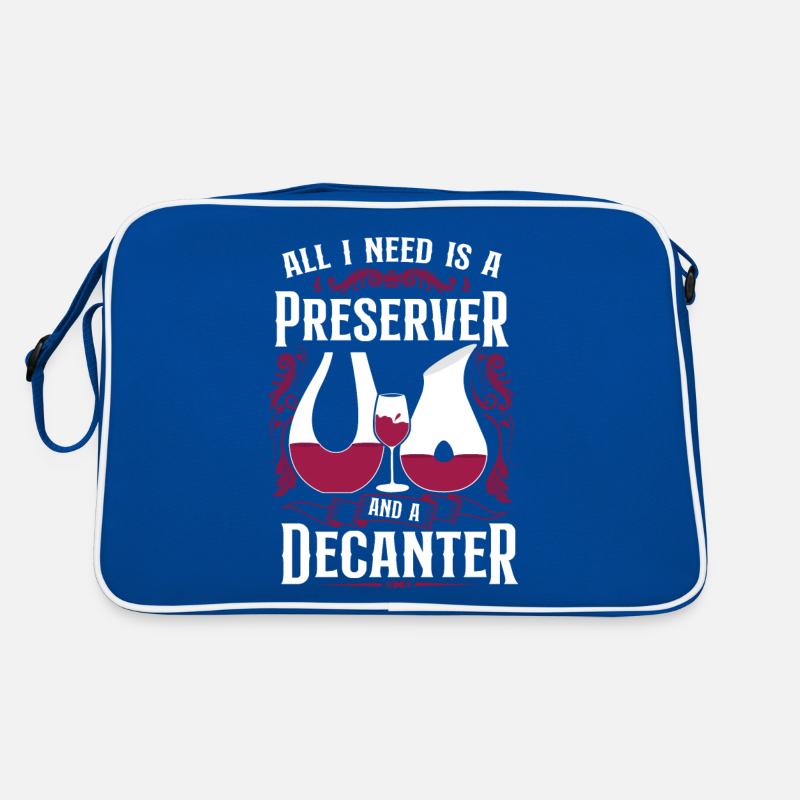Sommelier Wine Drinking Tasting Retro Tasche