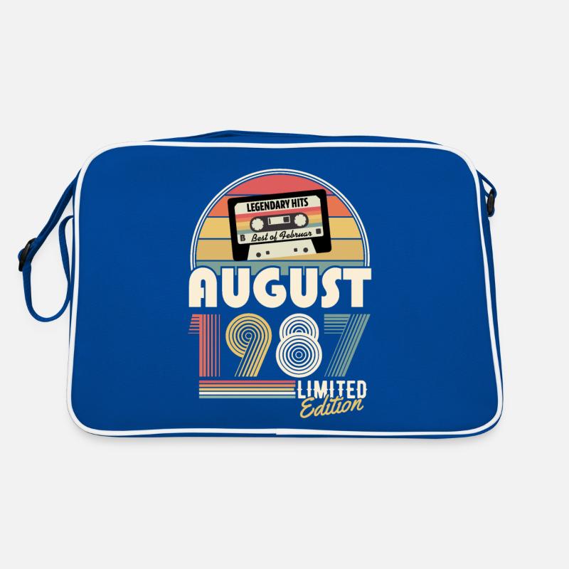 Août 1987 Vintage Cadeau d’anniversaire Sac Retro
