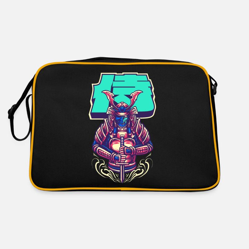 Cyborg Samurai Bushido Warrior Cyber Esthétique Sac Retro