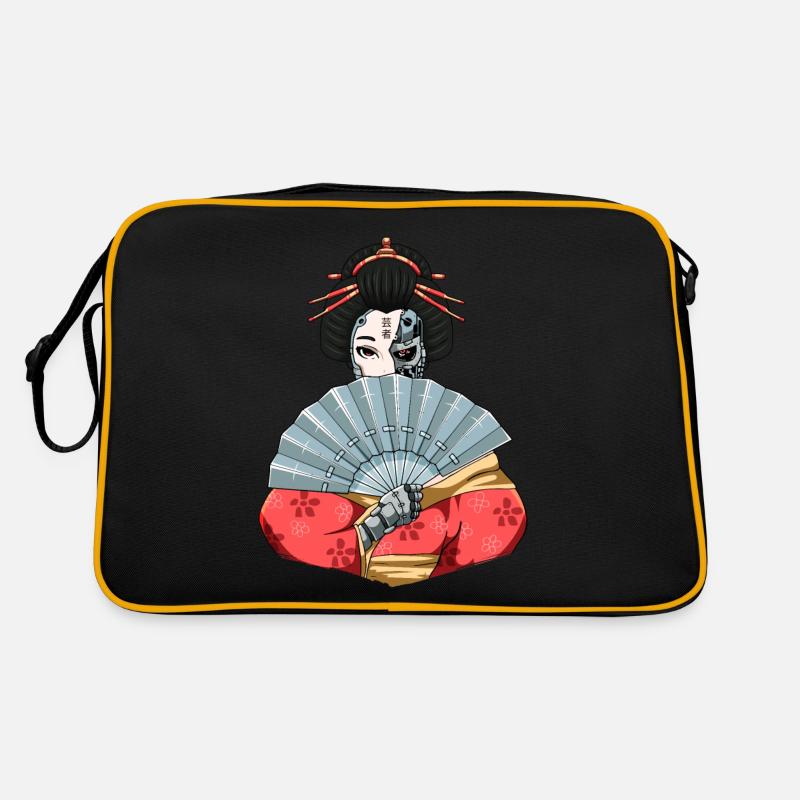 Cyborg Geisha Cyber Esthétique Sac Retro