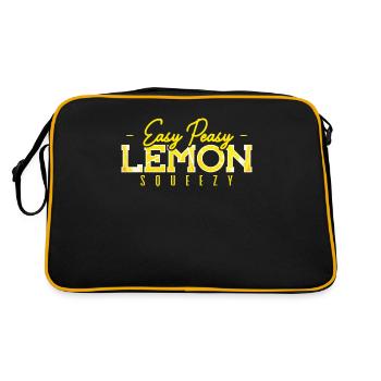 Stand de limonade Easy Peasy Lemon Squeezy - Sac Retro - noir/or - Dos