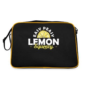 Stand de limonade Easy Peasy Lemon Squeezy - Sac Retro - noir/or - Dos