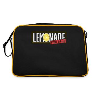 Limonade à vendre Stand de limonade - Sac Retro - noir/or - Dos