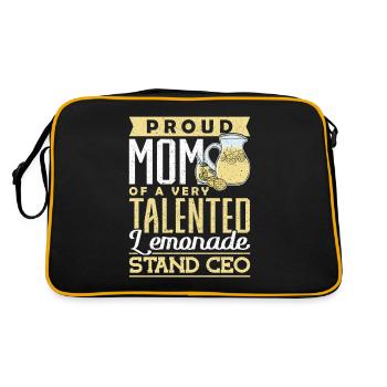Fière maman d’un talentueux stand de limonade PDG - Sac Retro - noir/or - Dos