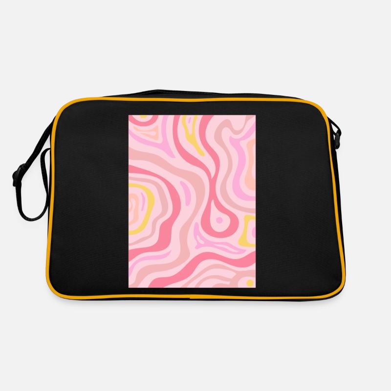 Motif abstrait esthétique pastel danois Sac Retro