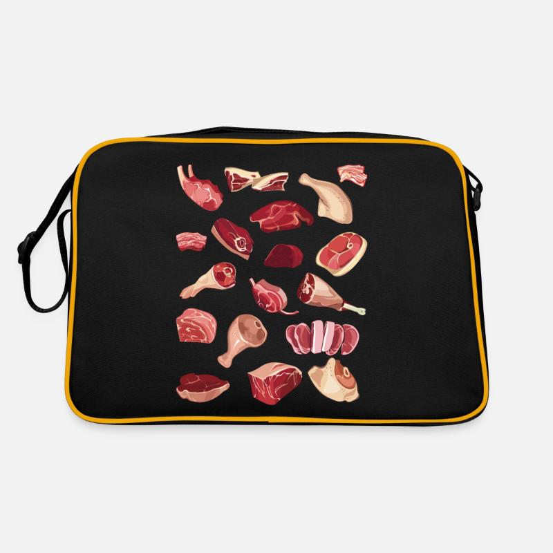 Meatcore Ästhetische Fleischsammlung Retro Tasche