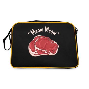 Meatcore Esthétique Meow-Meow Meat - Sac Retro - noir/or - Dos
