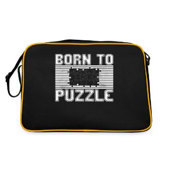 Puzzles - Sac Retro - noir/or - Dos