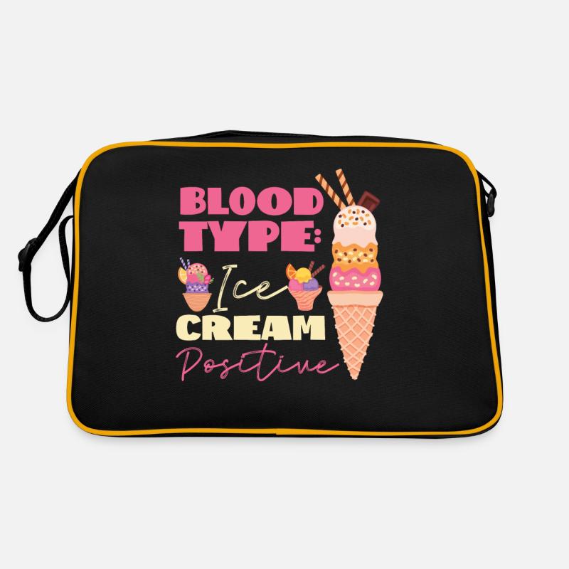 Groupe sanguin de cône de crème glacée: Ice Sac Retro