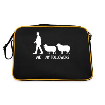 I Mes disciples Berger berger berger agriculteur agriculteur - Sac Retro - noir/or - Dos