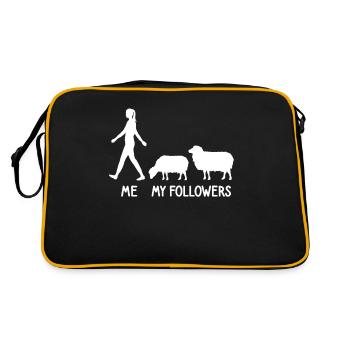 I Mes disciples Berger berger berger agriculteur agriculteur - Sac Retro - noir/or - Dos