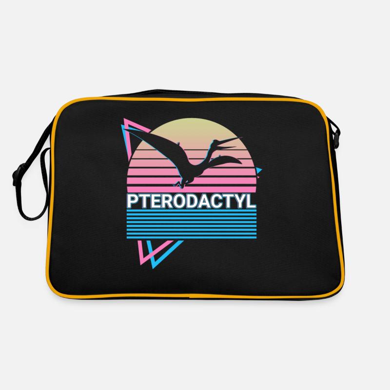 Pterodactyl Pterosaurier Dinosaurier Retro Retro Tasche