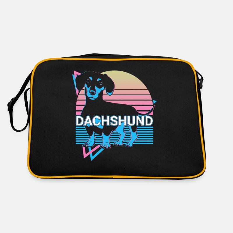 Dackel Retro Retro Tasche
