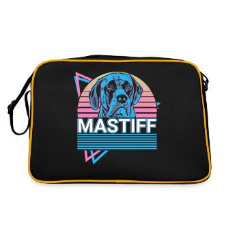 Mastiff Retro - Retro Bag - black/gold - Back
