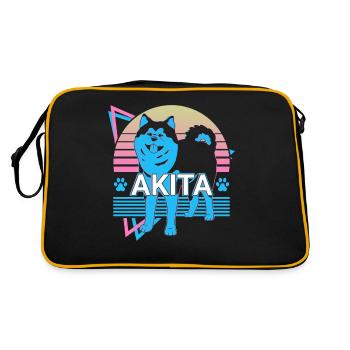 Akita Retro - Retro Bag - black/gold - Back