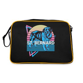 St. Bernard Rétro - Sac Retro - noir/or - Dos