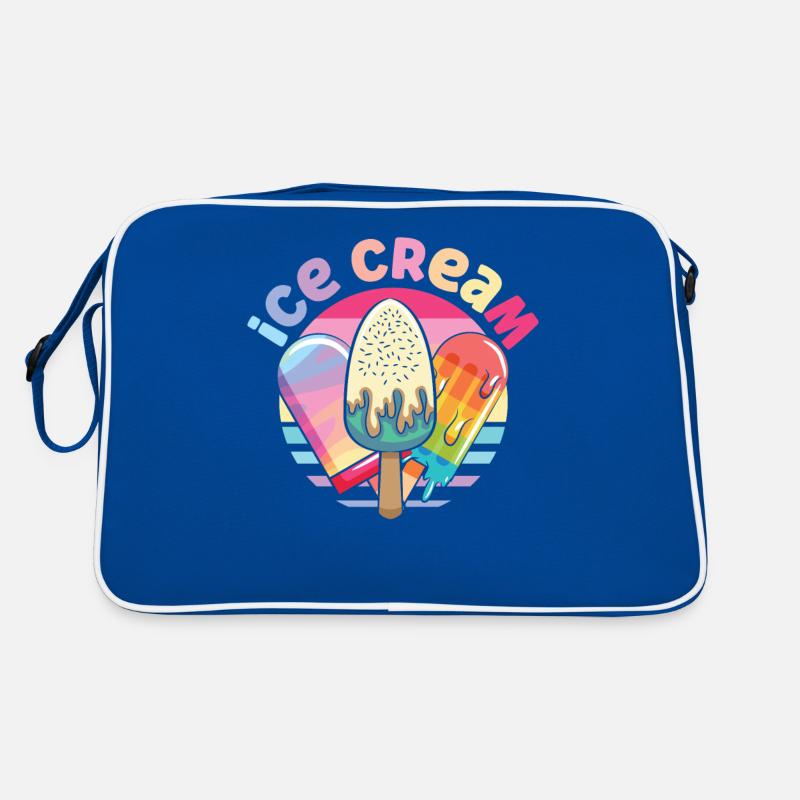 Ice Cream Cone Popsicle Retro Ice Retro Tasche