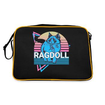 Ragdoll Chat Rétro - Sac Retro - noir/or - Dos